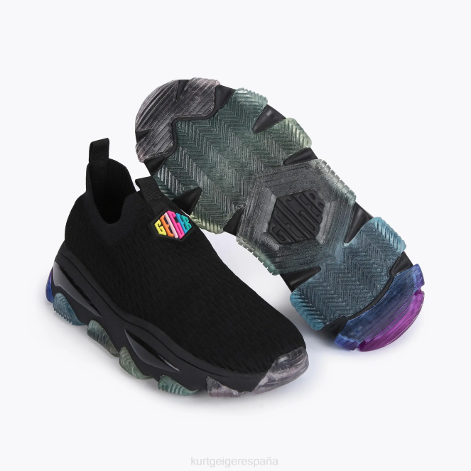 Kurt Geiger mujer tejido lettie londres 2LPR305 | calzados negro